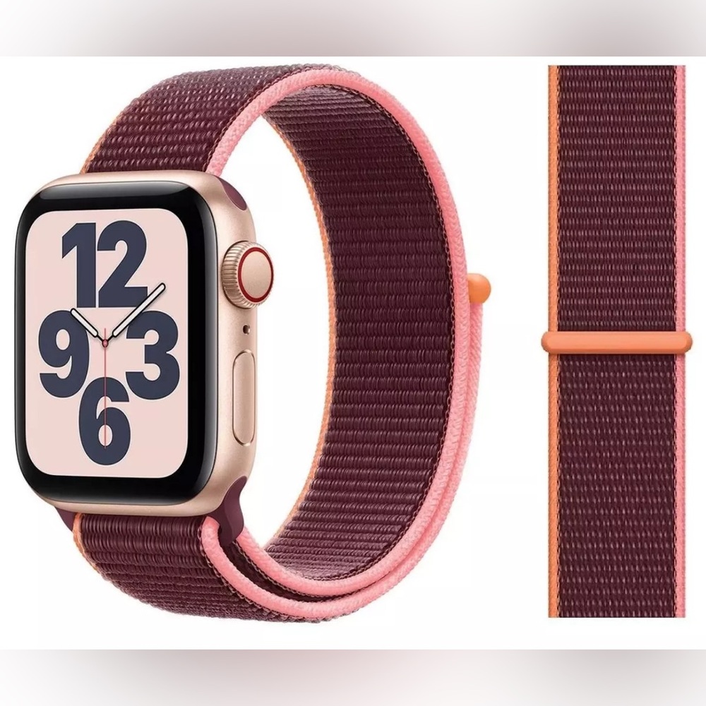 NWT Genuine Apple Plum Sport Loop Watch Band 44MM